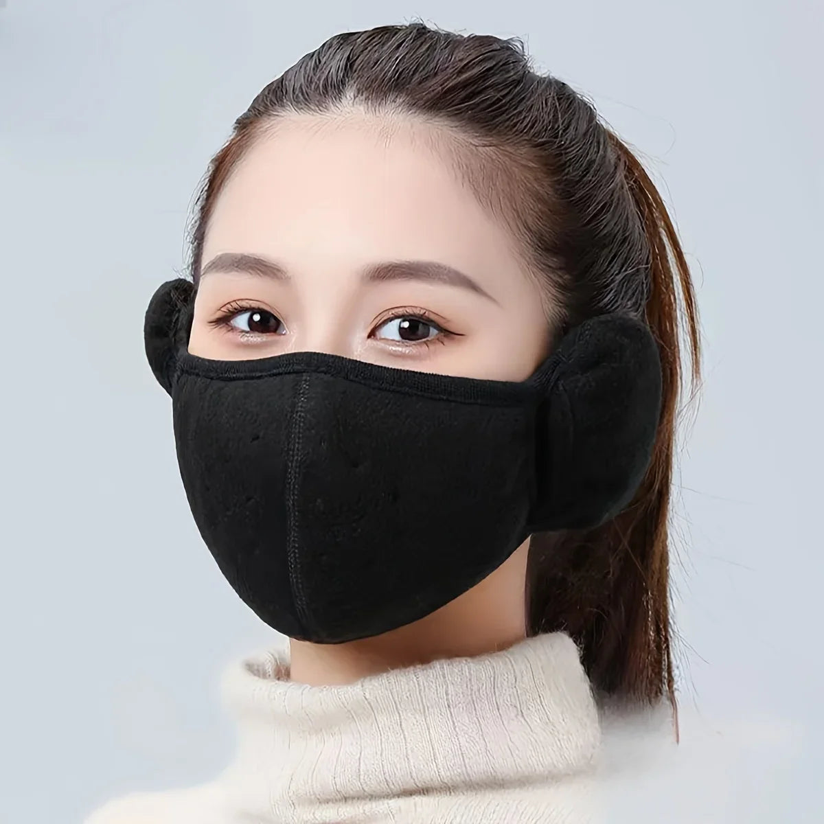 Winter Warm Full Face Mask – Windproof, Breathable & Reusable.
