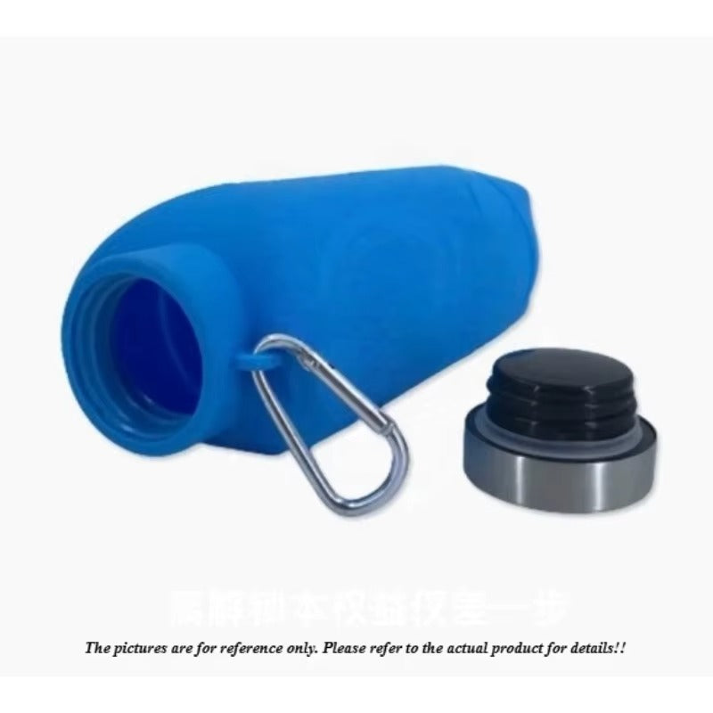 Portable Folding Silicone Sports Water Bottle