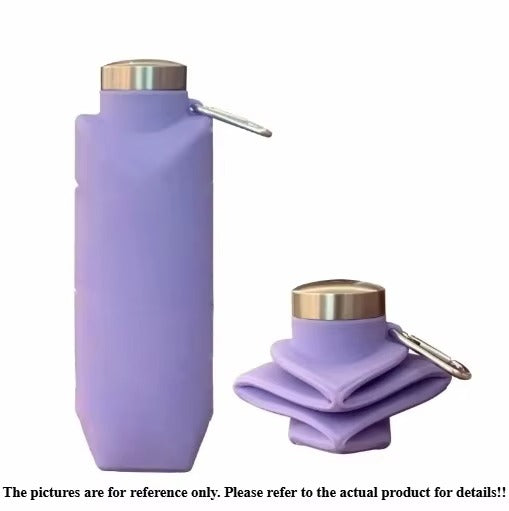 Portable Folding Silicone Sports Water Bottle