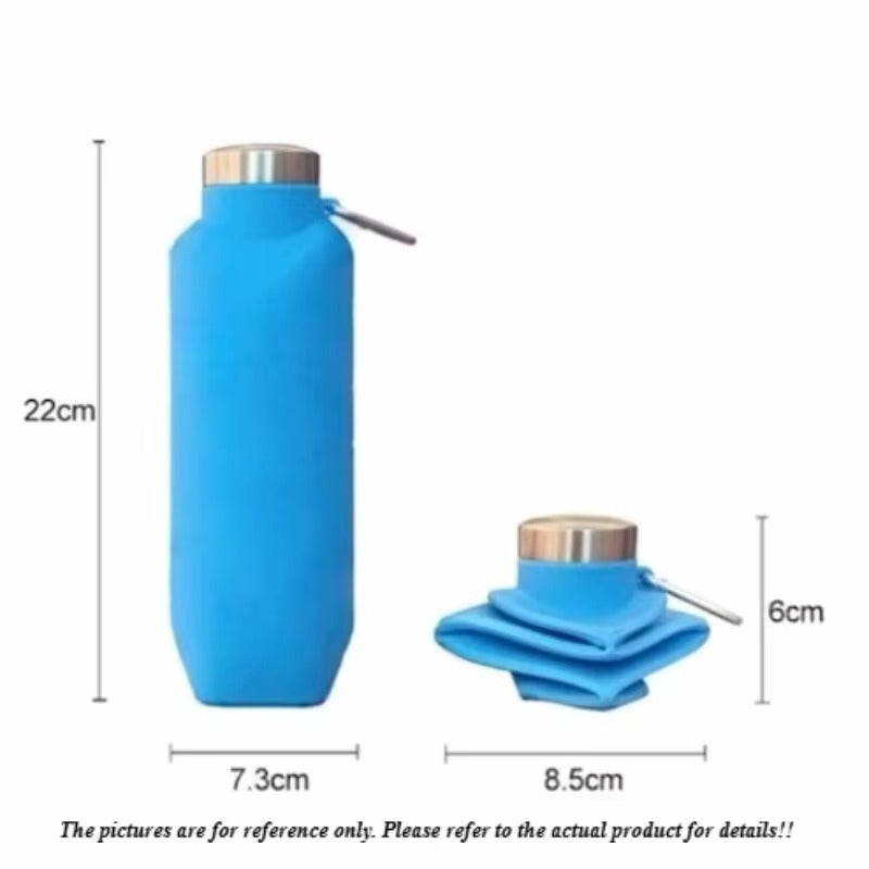 Portable Folding Silicone Sports Water Bottle
