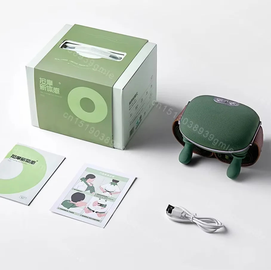 Bionic Neck and Shoulder Massager – Electric Heated Back Massage Pillow for Muscle Relief & Relaxation.