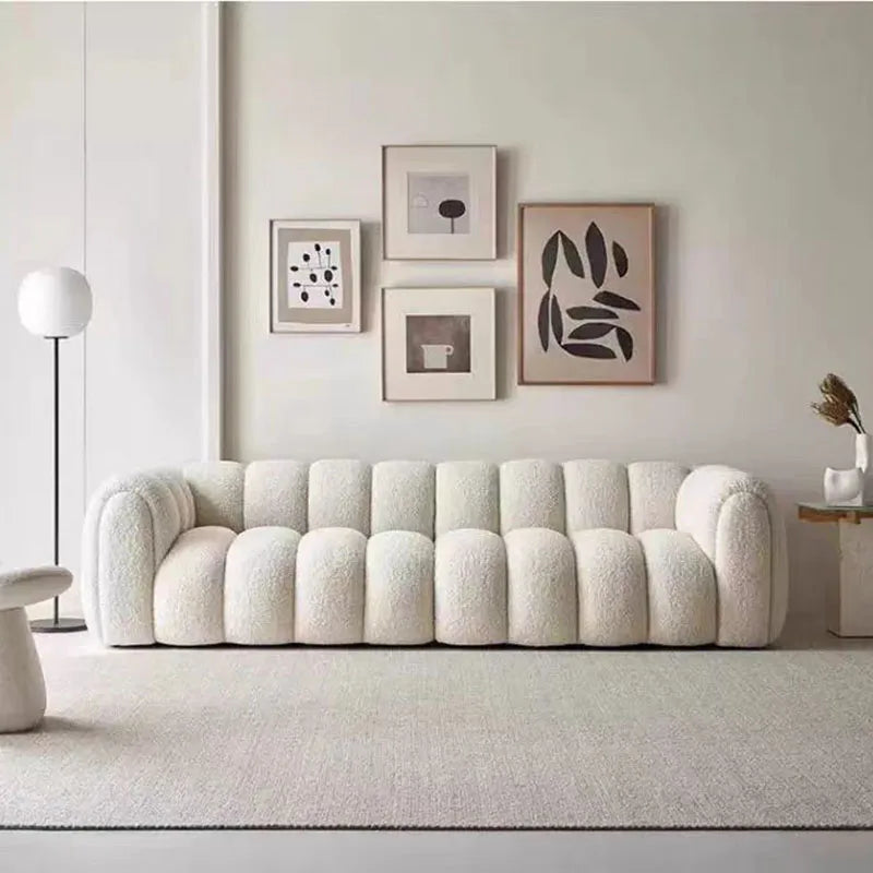 Elegant Nordic Sofa – Minimalist, Comfortable & Modern Living Room Furniture.