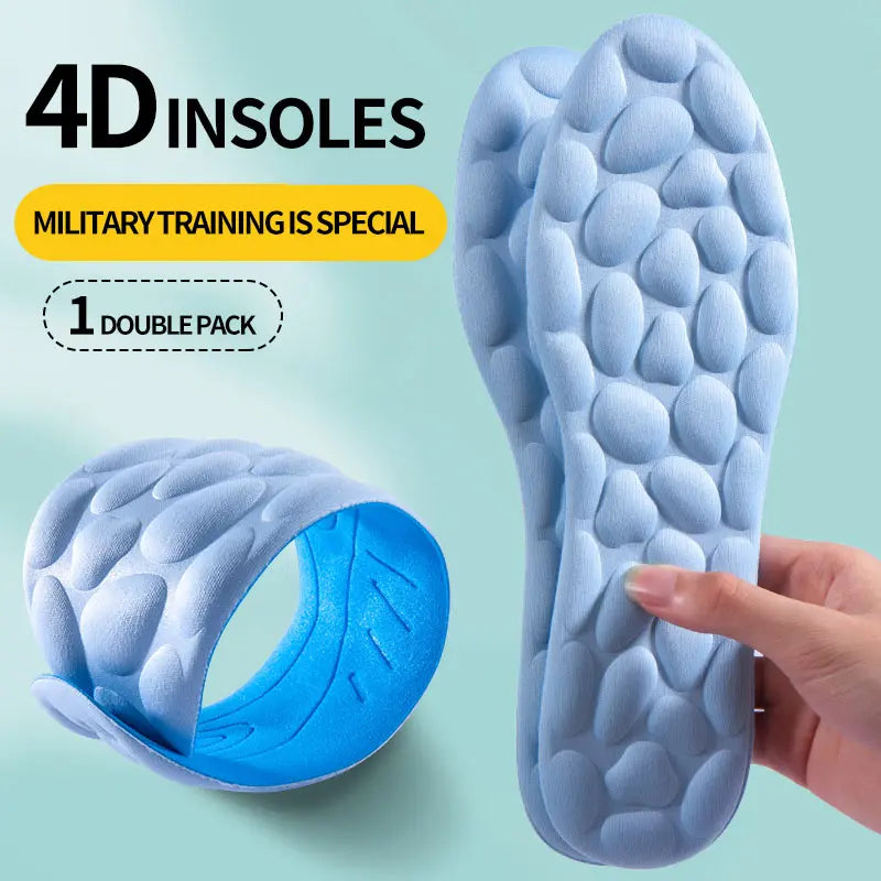 4D Cloud Sports Insoles – Soft, Breathable & Shock-Absorbing