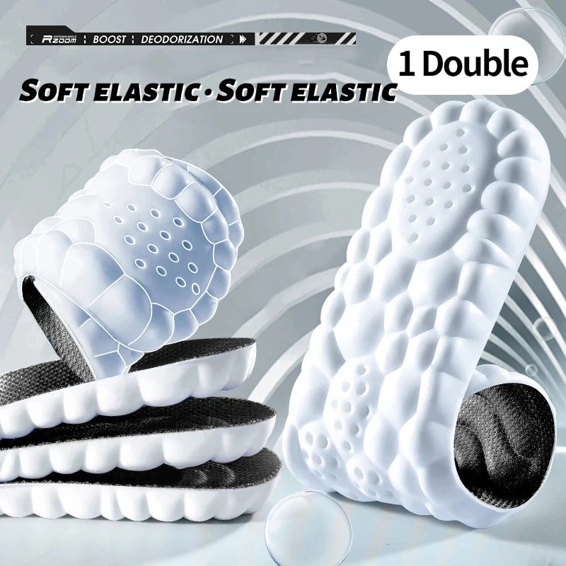 4D Cloud Sports Insoles – Soft, Breathable & Shock-Absorbing
