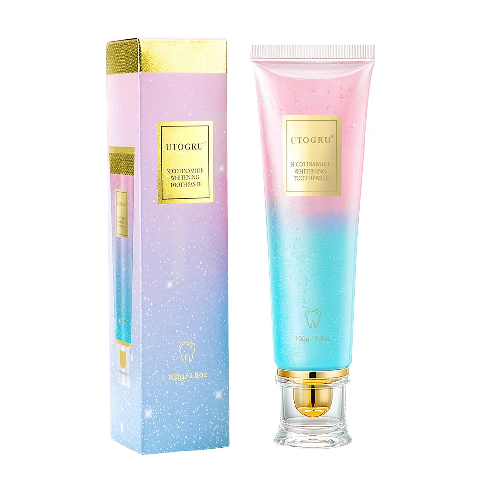 Niacinamide Whitening Toothpaste – 100g Refreshing Mint for Clean, White Teeth.