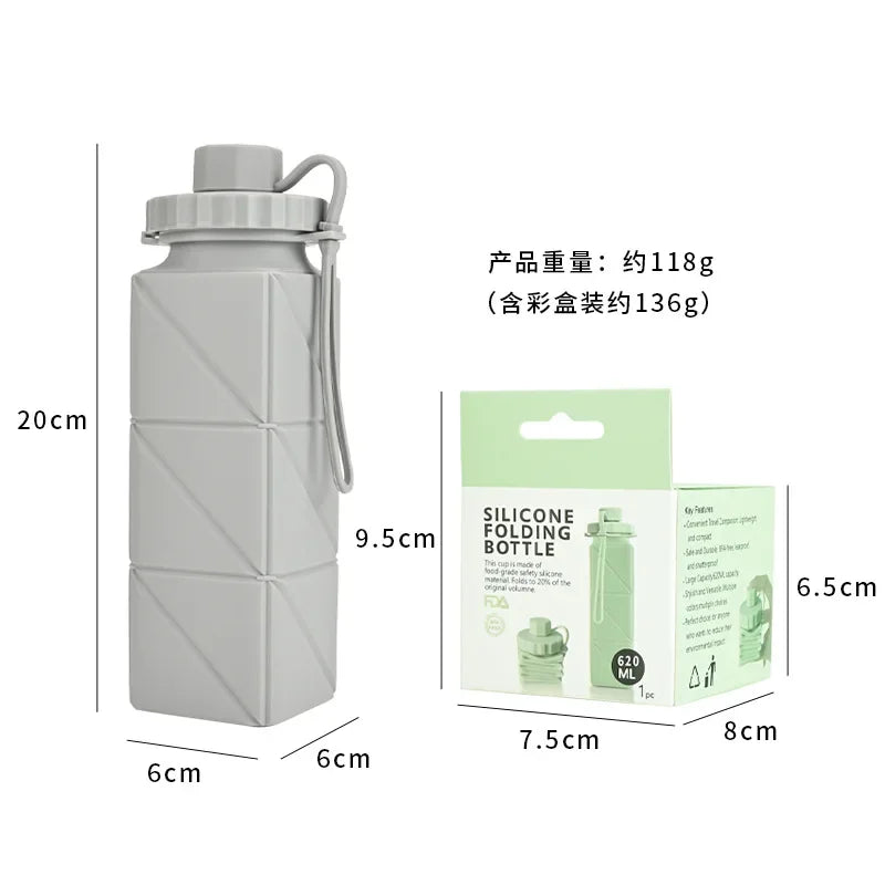 Portable Folding Silicone Cup – Large