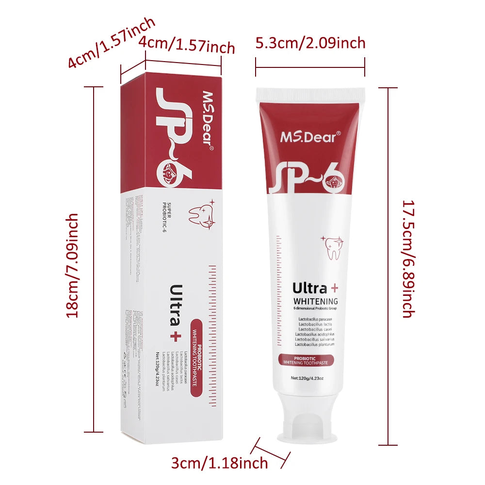 Niacinamide Whitening Toothpaste – 100g Refreshing Mint for Clean, White Teeth.