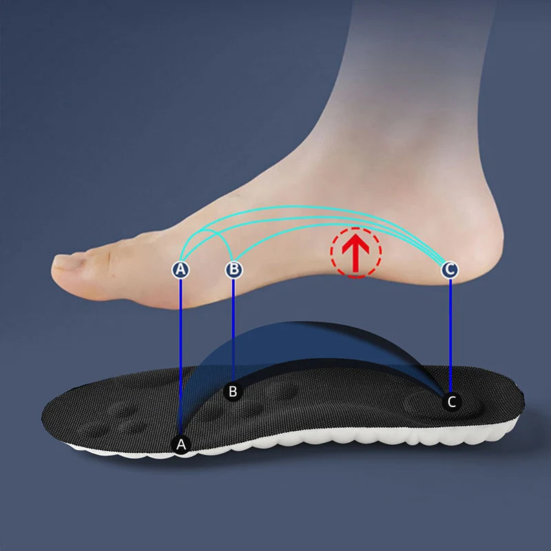 High-Elasticity Sport Insoles – Soft Arch Support Shoe Pads