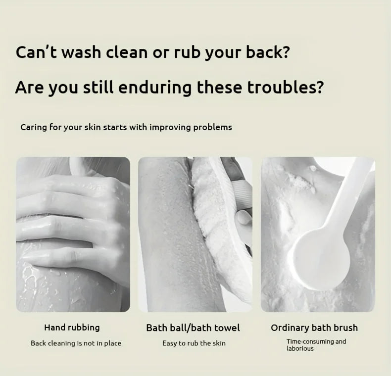 Electric Bath Body Brush – Long Handle Shower Scrubber