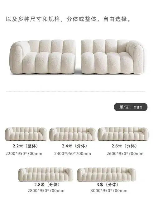 Elegant Nordic Sofa – Minimalist, Comfortable & Modern Living Room Furniture.