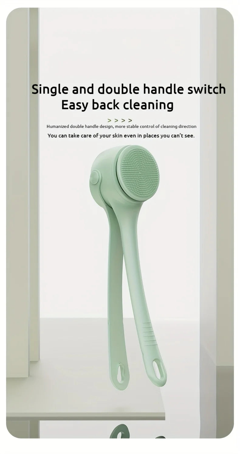 Electric Bath Body Brush – Long Handle Shower Scrubber