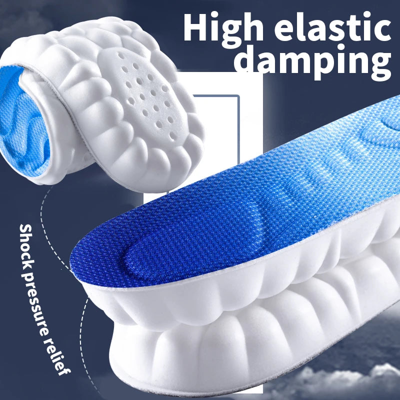 4D Cloud Sports Insoles – Soft, Breathable & Shock-Absorbing