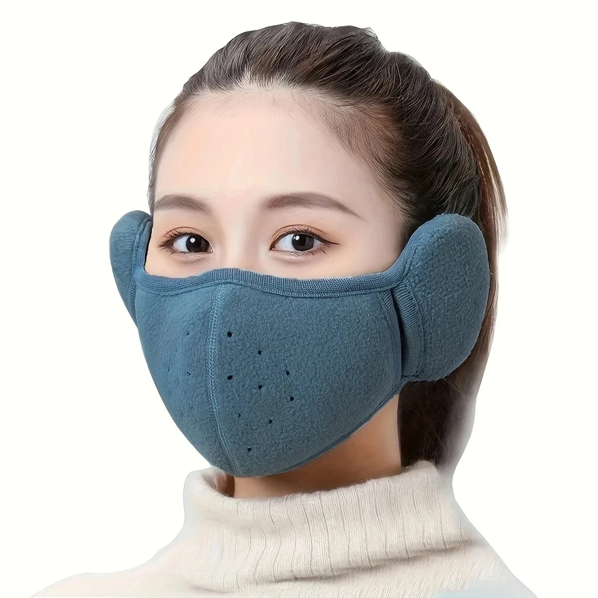 Winter Warm Full Face Mask – Windproof, Breathable & Reusable.
