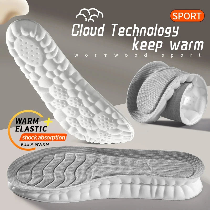 4D Cloud Sports Insoles – Soft, Breathable & Shock-Absorbing