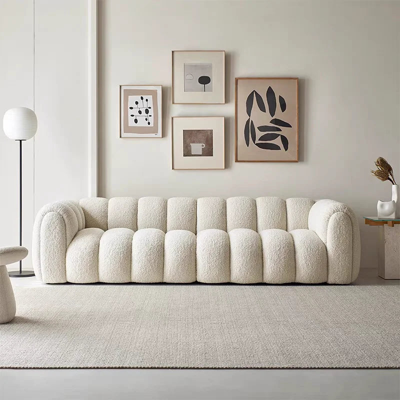 Elegant Nordic Sofa – Minimalist, Comfortable & Modern Living Room Furniture.