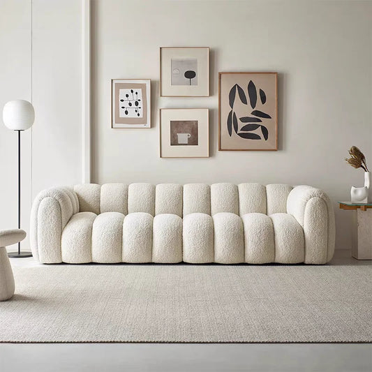 Elegant Nordic Sofa – Minimalist, Comfortable & Modern Living Room Furniture.