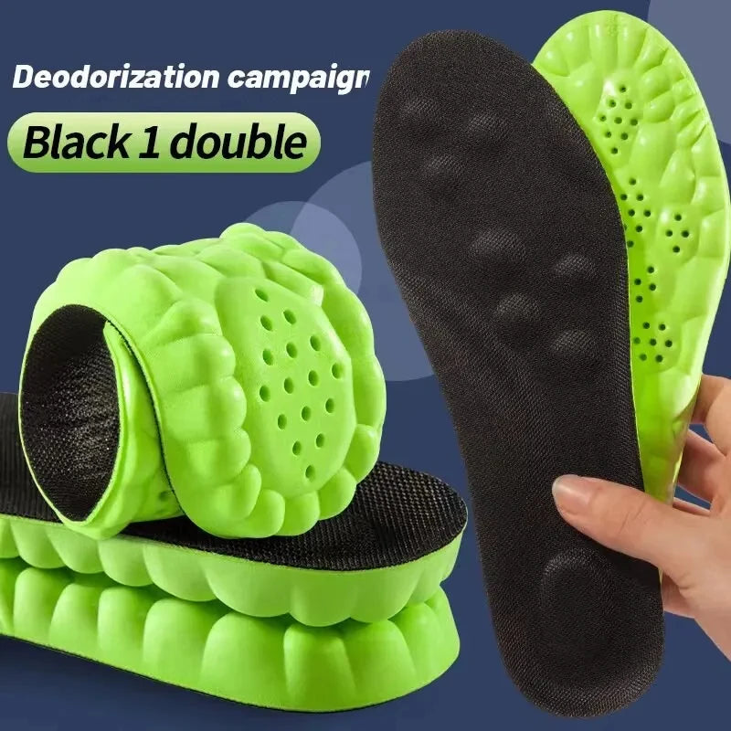 4D Cloud Sports Insoles – Soft, Breathable & Shock-Absorbing