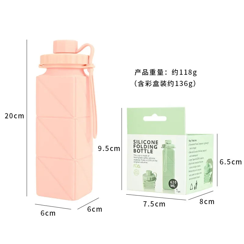 Portable Folding Silicone Cup – Large