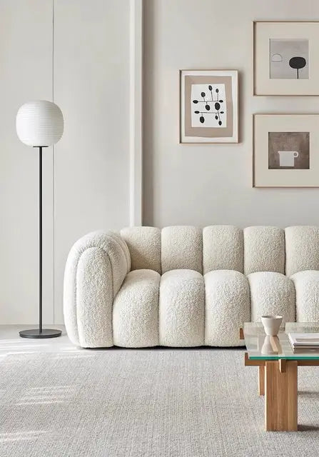 Elegant Nordic Sofa – Minimalist, Comfortable & Modern Living Room Furniture.