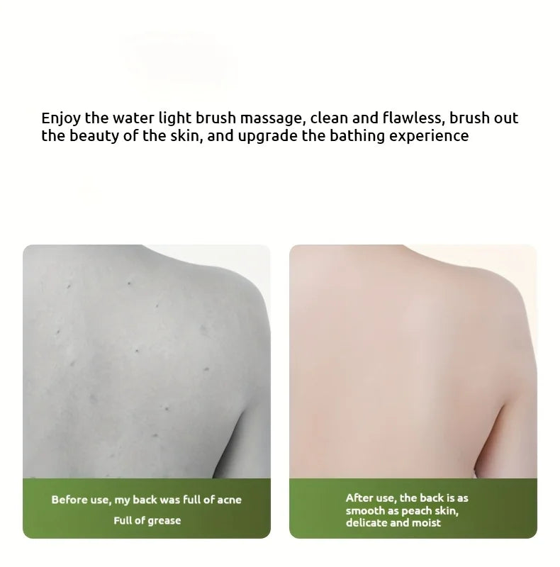 Electric Bath Body Brush – Long Handle Shower Scrubber