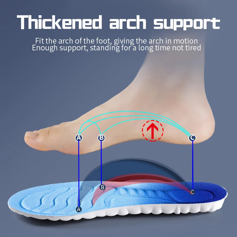 4D Cloud Sports Insoles – Soft, Breathable & Shock-Absorbing