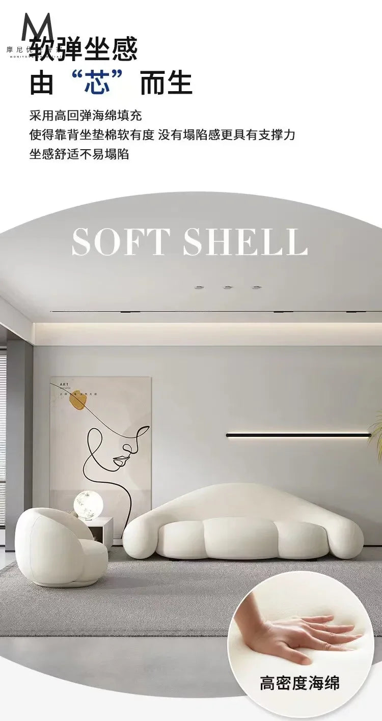 Aesthetic Cloud Sofa – Modern Living Room & Lounge Furniture.