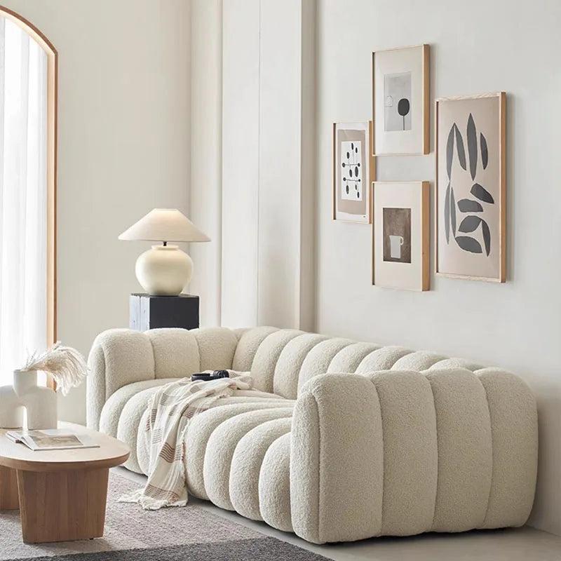 Elegant Nordic Sofa – Minimalist, Comfortable & Modern Living Room Furniture.