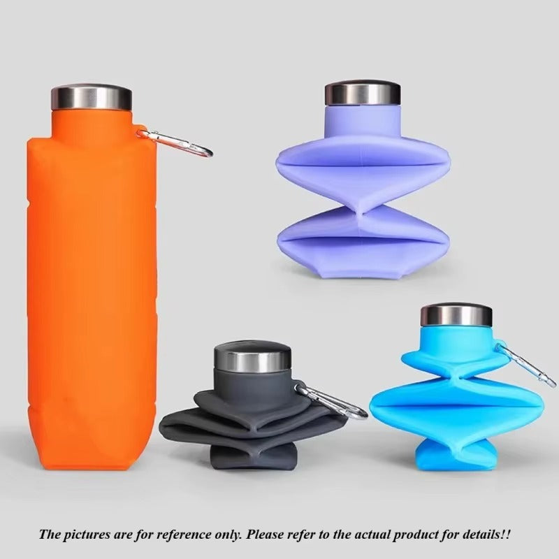 Portable Folding Silicone Sports Water Bottle