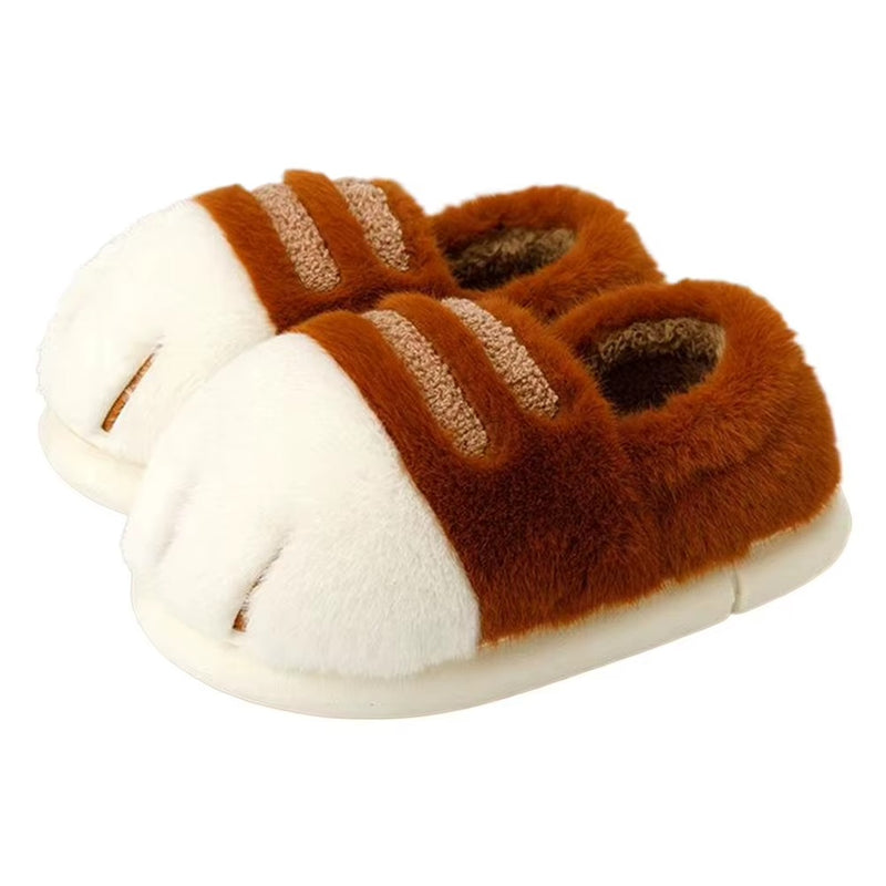 Cat Paw Kitty Claw Slippers – Cozy Fluffy Slides for Women.